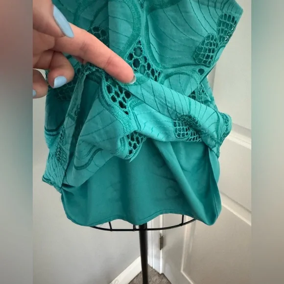 NWT Anthropologie Corey Lynn Calter Giverny Embroidered Blouse Size Medium - Picture 9 of 10